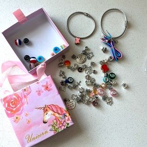 Unicorn DIY charm bracelet kit